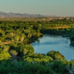 The view across the Colorado River, from Yuma Crossing National Heritage Area