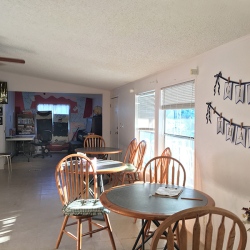 The clubhouse is wheelchair accessible